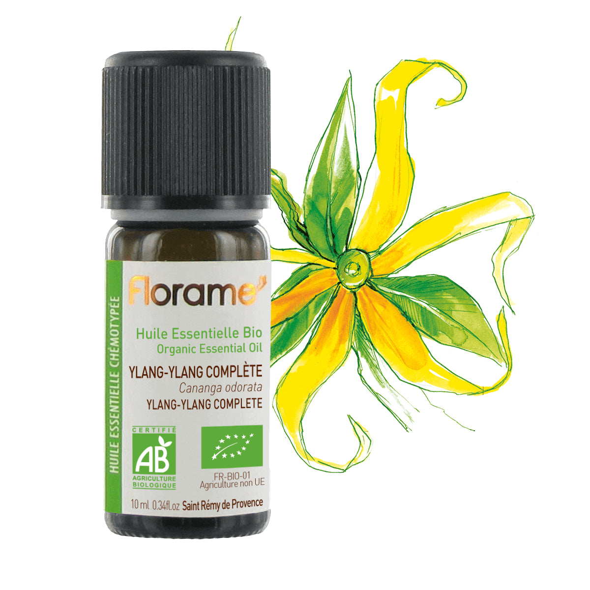 Huile Essentielle d'Ylang-Ylang Complète Biologique