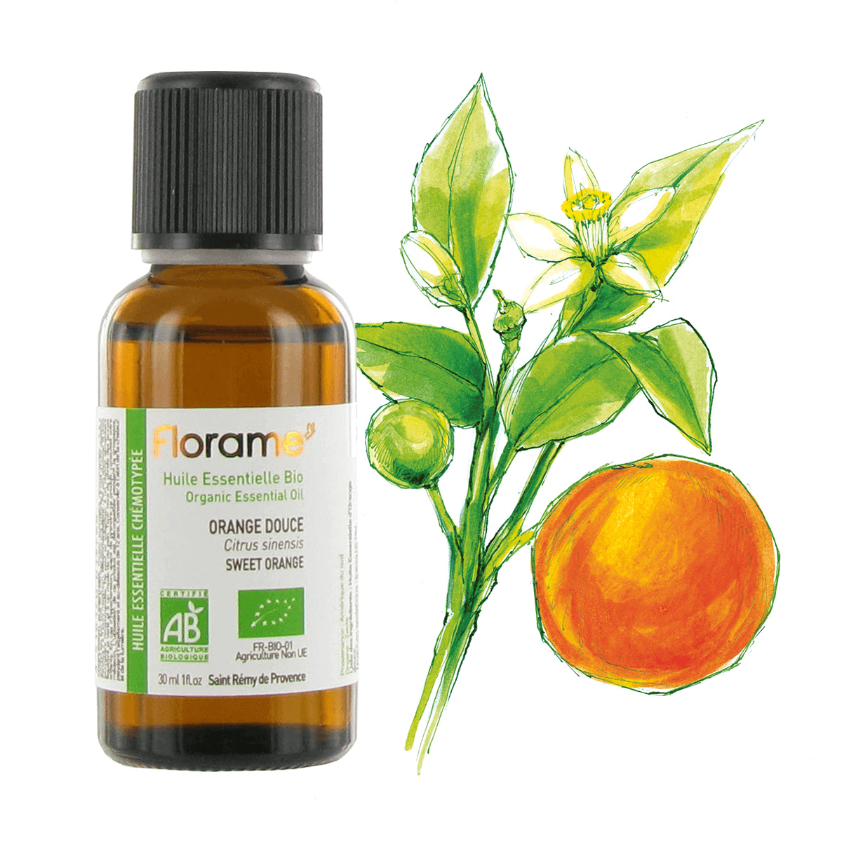 huile-essentielle-orange-douce-florame-10ml